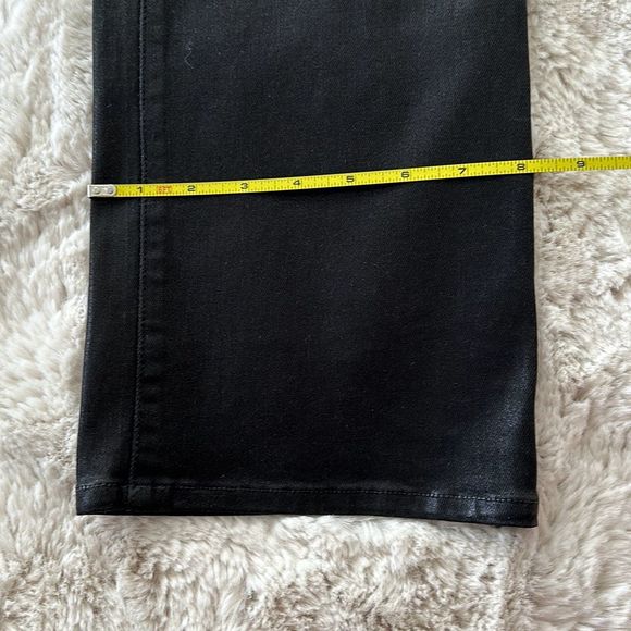 Simkhai Amelia Straight Leg Denim Coated Black Size 31 - Picture 11 of 11